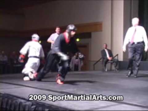Robbie Lavoie v Chance Turner - Men's sparring semi-finals - 2009 Amerikick Internationals