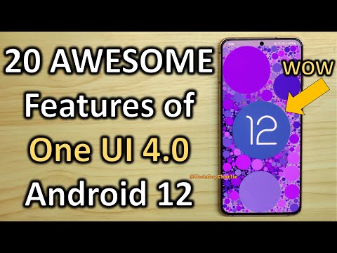 20 new & AWESOME features of One UI 4.0/Android 12 you will love (Galaxy S21 Plus)