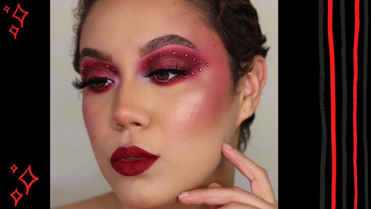 Red Monochromatic Makeup Tutorial