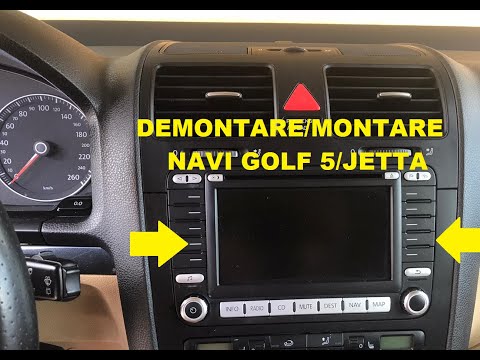 TUTORIAL: demontare radio cd MFD2  golf 5/ jetta / seat/ skoda etc