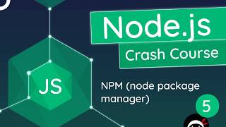 Node.js Crash Course Tutorial #5 - NPM