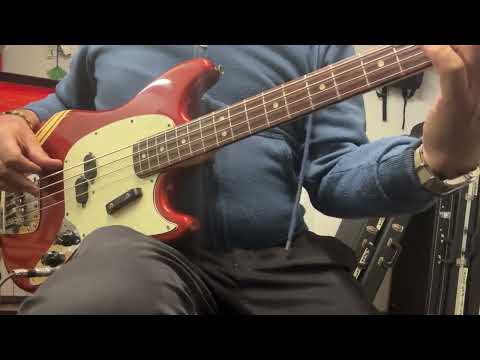 Immagine 1971 Fender Mustang Competition Bass - Red - Perfect!! - OHSC - 22