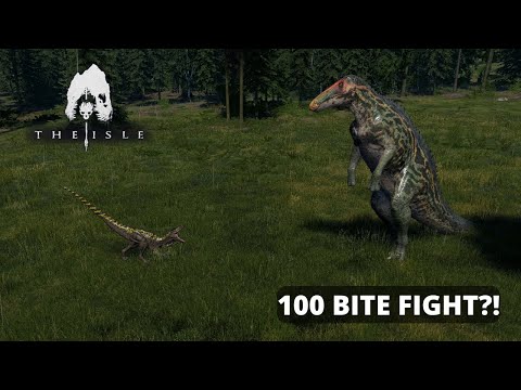 100 BITES?! - DELICIOUS SOLO SHANT - Utah vs Shant 1v1 - The Isle Legacy - (The River Den Server)