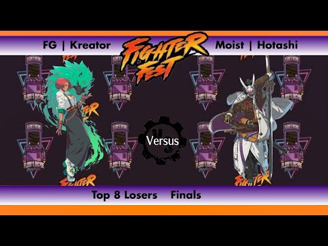 Flynn's Arcade Fighter Fest 5 Top 8 Losers Final - FG | Kreator VS Moist | Hotashi Guilty Gear