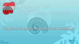 Cesár Sampson - &quot;Nobody But You&quot; (Austria) [Karaoke version]