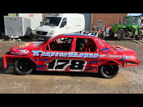 2L Saloon Stockcars Heat 1 Skegness Raceway 05/10/25. 