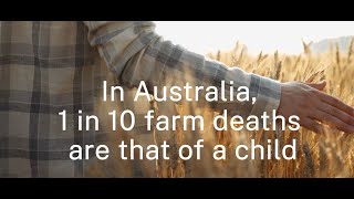 Winter crop harvest - keep kids in safe hands