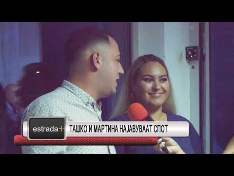 Tasko i Martina najavuvaat spot Estrada plus 9 septemvri