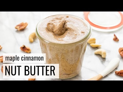 MAPLE CINNAMON NUT BUTTER | Almond, Cashew + Pecan