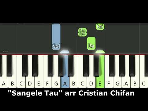 Sangele Tau TUTORIAL pian - orga