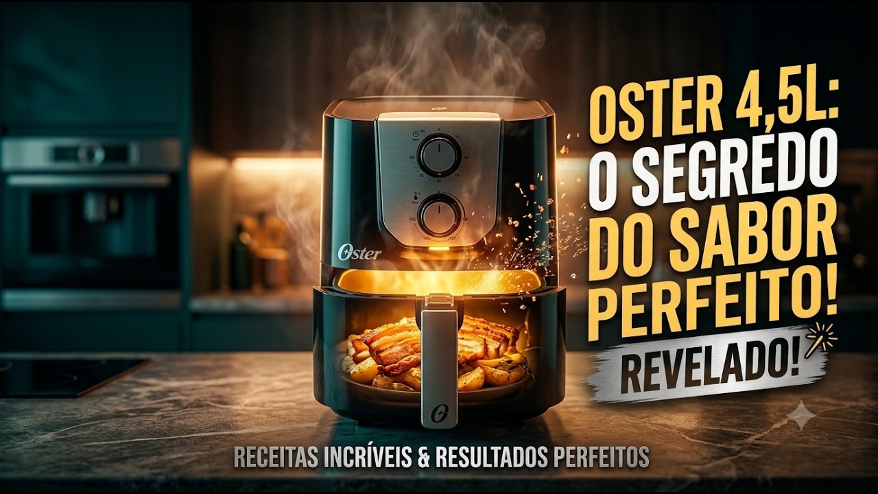 Miniatura da avaliação em vídeo de Fritadeira em Óleo Digital Touch Oster 4,5L