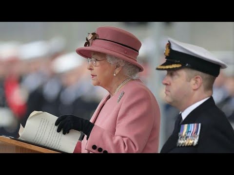 The Queen pays tribute to 'HMS Ocean' at decommissioning ceremony
