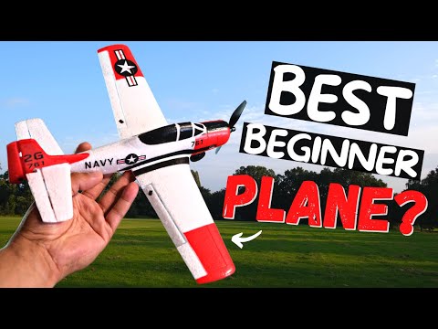 BEST Beginner RC Plane Under $90? - Eachine Mini T-28 Trojan Warbird!