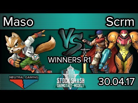 5SS VI - Maso (Fox) vs Scrm (Samus, Ike) - Winners R1