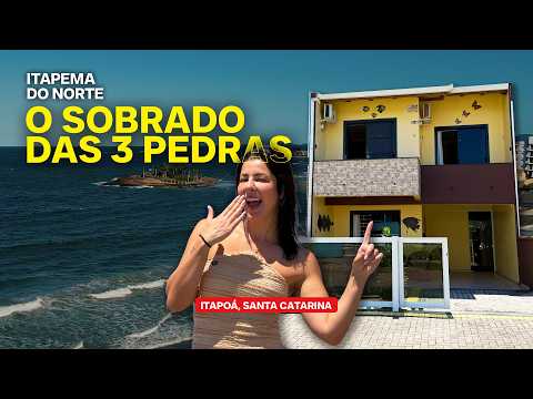 Sobrado com Piscina em Itapoá, SC | 3 Quartos | Perto das 3 Pedras