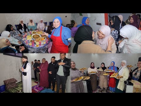 حفصة وأمها وحدهم بهرو الضياف بطبلة كلها إبداع وذوق… والتكبيرة خلات الدار كاملة تصفق! 👏