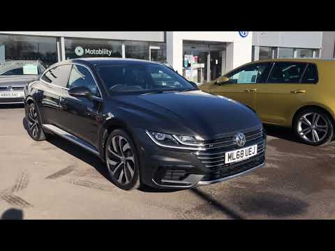 Volkswagen Arteon 2.0TDI R-Line Manganese Grey Used Car | Wrexham Volkswagen