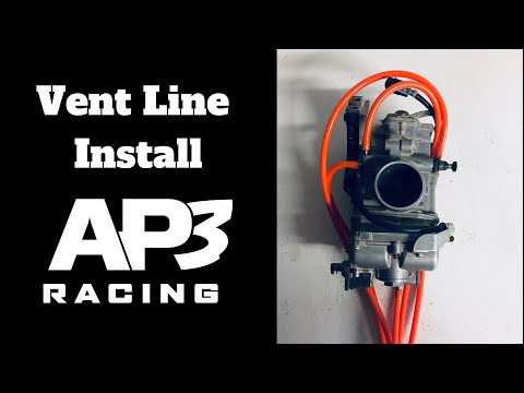 How to install vent lines on a motorcycle or ATV carburetor
