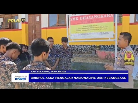 BHABINKAMTIBMAS POLRES SUKABUMI PENDIRI SMK DI SUKABUMI PERINGATAN HARDIKNAS