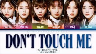 Cover art for Don't touch me