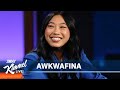 Awkwafina on Crazy Family Text Chain, First Pitch at Mets Game & Marvel’s Shang-Chi