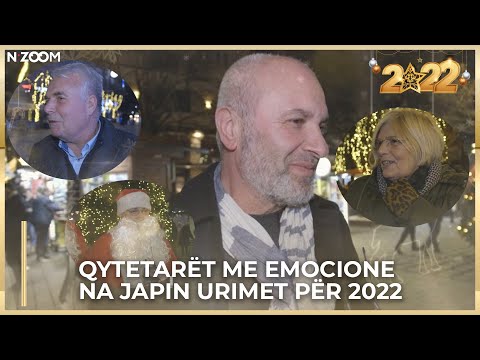 Qytetarët me emocione na japin urimet për 2022