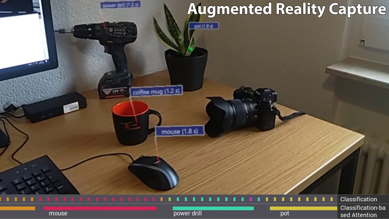 Automatic Recognition and Augmentation of Attended Objects in Real-time