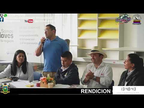 RENDICION CUENTAS ALCALDIA GACHETA /CUNDINAMARCA, 2025.