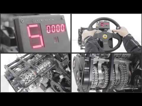 EliseParts Sequential gearbox working internals view