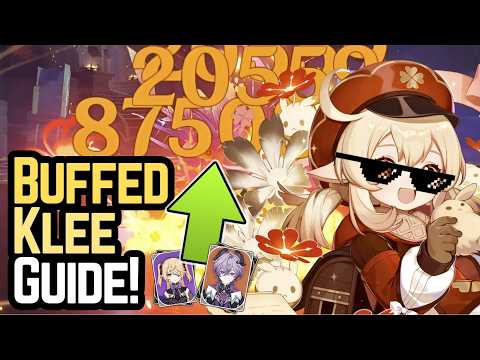 BUFFED KLEE IN DEPTH GUIDE! New Optimal Combos, Teams