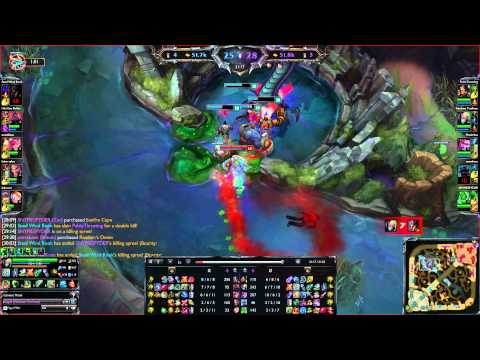 Fabulous ToeKnee 1v5 Singed Baron Steal Plus Penta