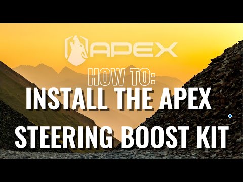 How to install the APEX Steering Boost Kit for Jeep JL and JT