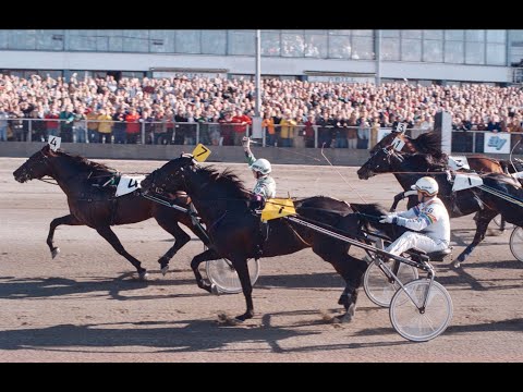 Zoogin & Åke Svanstedt vinner Åby Stora Pris (1 000 000 kr) 1995 på tiden 1.13,6a/2 140 meter.