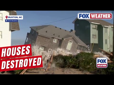 Residents In Buxton, North Carolina, Witness Yet Another Home Collapse Due To Coastal Flooding