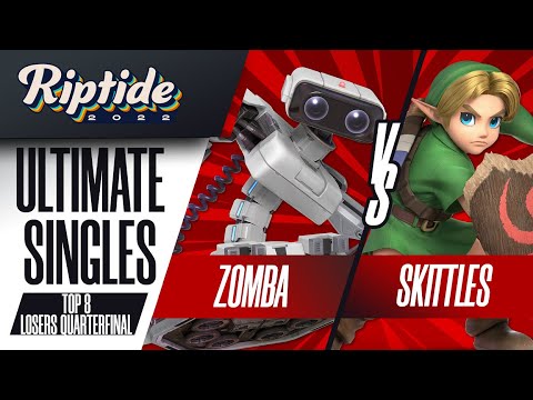 Zomba vs skittles - Ultimate Singles Top 8 Losers Quarters - Riptide 2022 | R.O.B vs Young Link