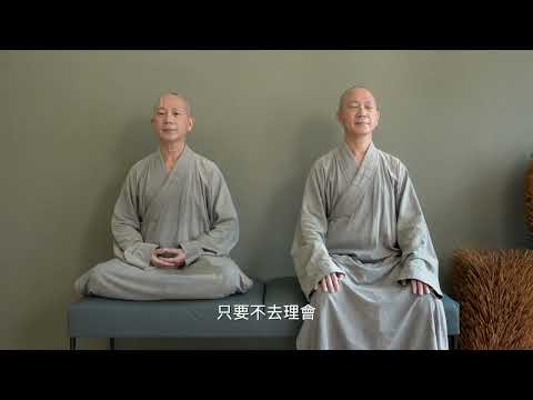 「停一停 心呼吸」10分鐘簡易靜坐導引 - 常霖法師（廣東話、有字幕）