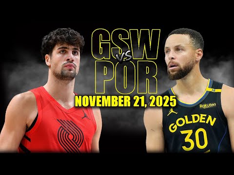 Golden State Warriors vs Portland Trail Blazers Full Game Highlights - November 21 2025 | NBA Season