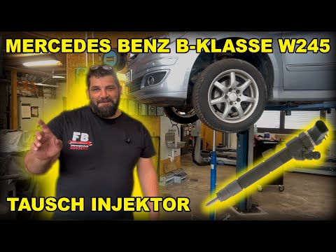 Mercedes Benz B-Klasse W245 180 CDI - Tausch Injektor Einspritzdüse Reparatur erklärt Einspritzung