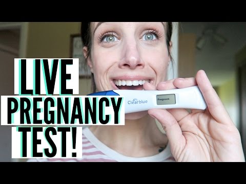 LIVE PREGNANCY TEST! 9DPO & LINE PROGRESSION
