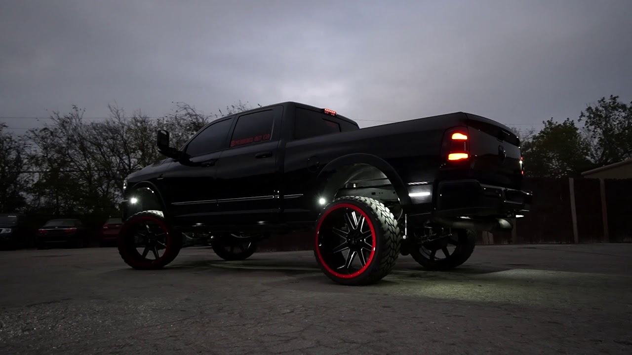 Customized Dodge Ram — ProComp Suspension, Candy Red 26x14