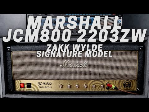 Marshall JCM 800 Lead Series Model 2203ZW Zakk Wylde Signature 100-Watt Head 2002 w/ Hard Case - Limited Edition - Collector's Item image 11