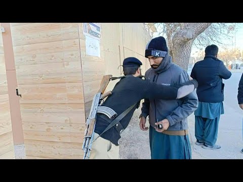 Security checks at polling station in Quetta as voting begins in Pakistan election | AFP