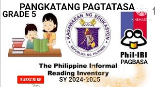 PHIL-IRI SA PAGBASA/PANGKATANG PAGTATASA/Ariel's Channel