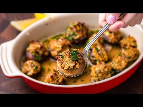 Włoskie faszerowane pieczarki – jedyna świąteczna przekąska, która nie zostaje ani razu w ciągu roku