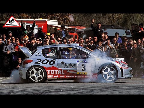 Gilles Panizzi | Peugeot 206 WRC | Rallye Catalunya 2002 [Passats de canto] (Telesport)