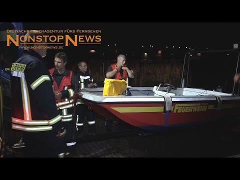 Nach kurzer Pinkelpause: Feuerwehr Bingum sucht versenkten KIA in der Ems - 17.08.2017 - log