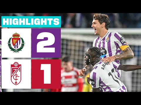 REAL VALLADOLID 2 - 1 GRANADA CF | RESUMEN LALIGA HYPERMOTION