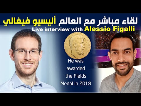 Live interview with  Prof. Alessio Figalli,  Fields Medal in 2018