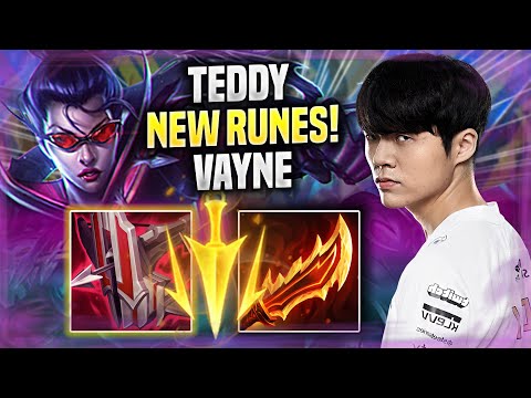 TEDDY TRIES VAYNE WITH NEW RUNES! - AF Teddy Plays Vayne TOP vs Jayce! | Preseason 2022