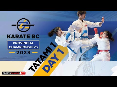 2023 Karate BC Provincial Championships 🥋 DAY 1 | Tatami 1 [April 29, 2023]